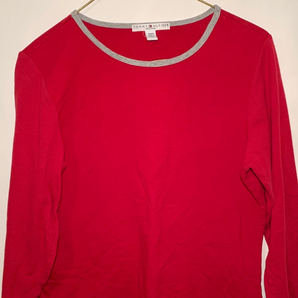 Tommy Hilfiger Red long sleeve shirt